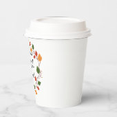 Grateful Thankful Blessed Thanksgiving verlaat Her Papieren Bekers (Links)