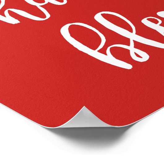 GRATEFUL THANKFUL BLESSED-typografie Poster (Hoek)