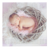 Grateful, Thankful, Gezegelde eigen naam & 4 foto' Kubus (Rechts)