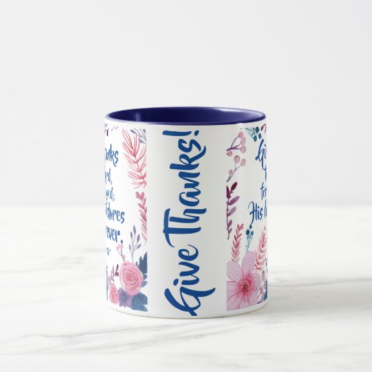 Grateful - Thankful - Gezegend Mok (Midden)