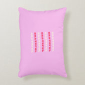 Grateful, Thankful, Gratitude Quote, Pink, Holiday Accent Kussen (Voorkant(Verticaal))