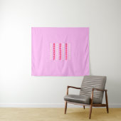 Grateful, Thankful, Gratitude Quote, Pink, Holiday Wandkleed (In Situ (horizontaal))