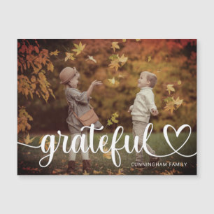 Grateful Thanksgiving Simple Family Foto