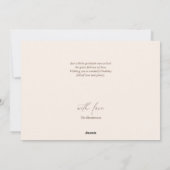 Grateful Thanksgiving voor handschriftenfoto's Feestdagenkaart (Achterkant)