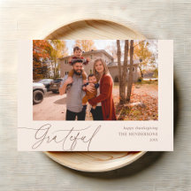 Grateful Thanksgiving voor handschriftenfoto's