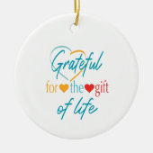 Grateful  Transplant Ornament (Voorkant)