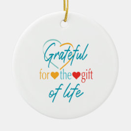 Grateful  Transplant Ornament