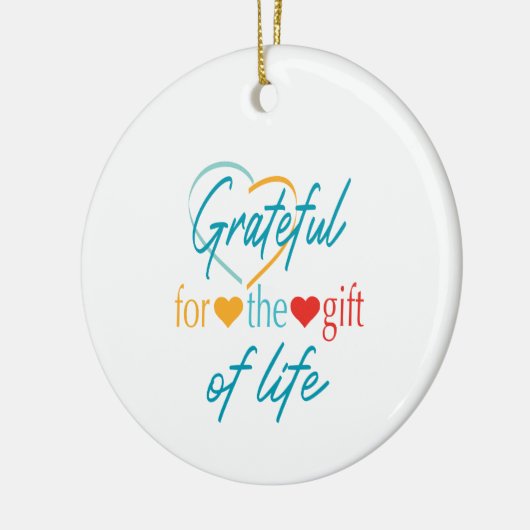 Grateful  Transplant Ornament (Links)