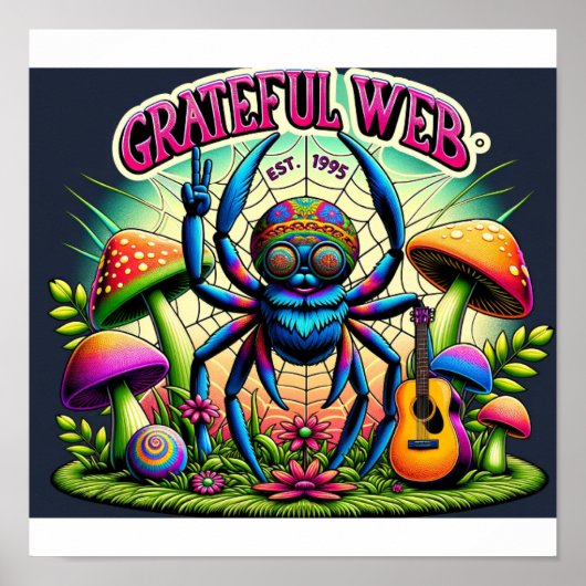 Grateful Web - Spydye7 Poster (Voorkant)