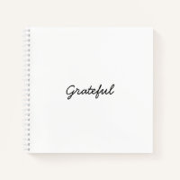 Grateful white custom casual script dankbaarheid