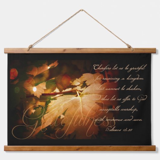 Gratefulentie Hangend Wandkleed (Voorkant)