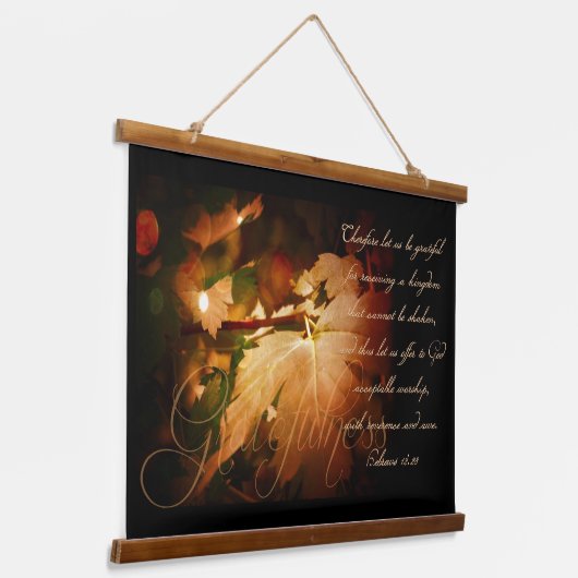 Gratefulentie Hangend Wandkleed (Gebogen)