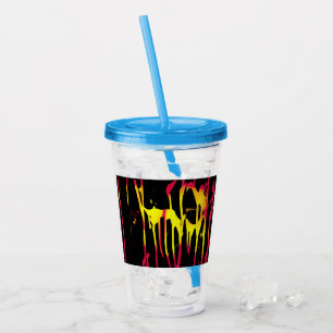 graten en sporen en bacchanaal acryl tumbler drinkbeker