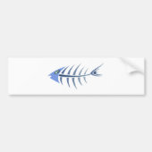 Gräten Fisch fishbones Bumpersticker (Voorkant)