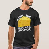Gratest Ever Tummy Ache Survivor IBS  Stomachache  T-shirt (Voorkant)
