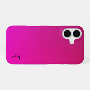 Gratie in één lijn: vlindersilhouet iPhone 16 hoesje