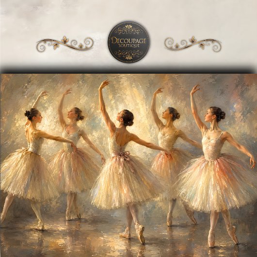 Gratiën Ballet Ensemble Decoupage Tissuepapier
