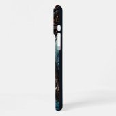 Gratiënte Dolfijn in Beweging iPhone Hoesje (Linkerkant)