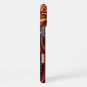 Gratiënte Dolfijn in Beweging iPhone Hoesje (Rechterkant)
