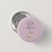 Gratieuze Heer is mijn Herder Psalm 23:1 Ronde Button 3,2 Cm (Voorkant /achterkant)