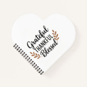 Gratig, Dankbaar, Gezegend Notitieboek (Voorkant)