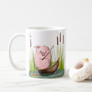 Gratig Varken Visvangmok Koffiemok