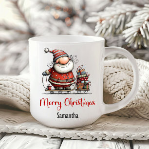 Gratige rare Kerstman Humor Koffiemok