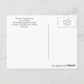 Gratiot Light Michigan Briefkaart (Achterkant)