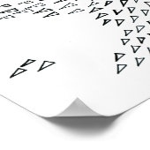 Gratis Abstract Poster (Hoek)