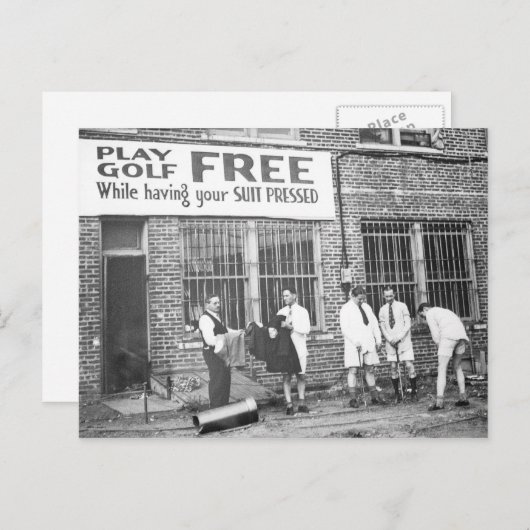 Gratis afspelen (terwijl uw Suit geprikt is) Briefkaart (Voorkant / Achterkant)