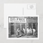 Gratis afspelen (terwijl uw Suit geprikt is) Briefkaart (Voorkant / Achterkant)