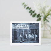 Gratis afspelen (terwijl uw Suit geprikt is) Briefkaart (Staand voorkant)