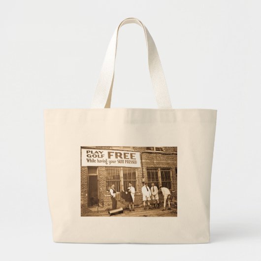 Gratis afspelen (terwijl uw Suit geprikt is) Grote Tote Bag (Voorkant)