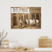 Gratis afspelen (terwijl uw Suit geprikt is) Poster (Keuken)