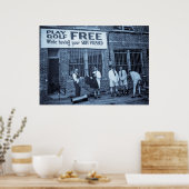 Gratis afspelen (terwijl uw Suit geprikt is) Poster (Keuken)