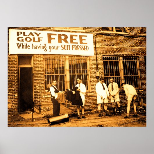 Gratis afspelen (terwijl uw Suit geprikt is) Poster (Voorkant)