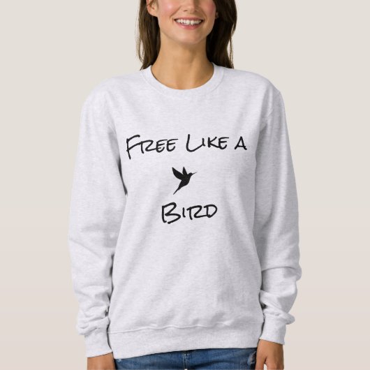 Gratis als een vogel T-shirt (Voorkant)