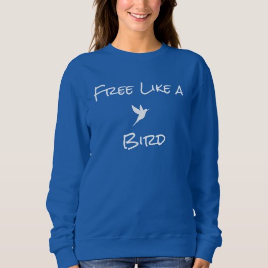 Gratis als een vogel T-shirt (Voorkant)