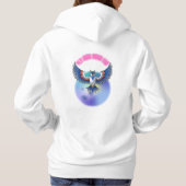 Gratis als een vogel - Vrouwen Basic Hooded Sweats Hoodie (Achterkant)
