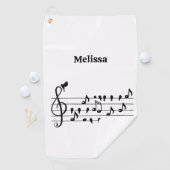 Gratis als een vogel, zangvogels aanpasbaar golfhanddoek (Insitu)