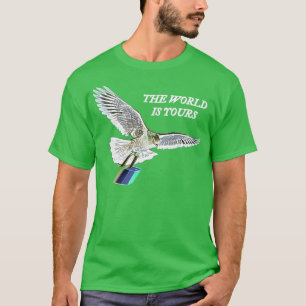Gratis Als Fk-vrije duif is de wereld van jou T-shirt