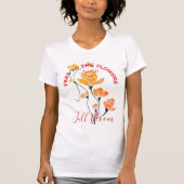 Gratis als Flower Yellow Oranje Ginkgo Blossom T-shirt (Voorkant)