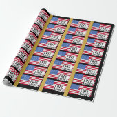 Gratis Amerika Inpakpapier (Uitgerold)