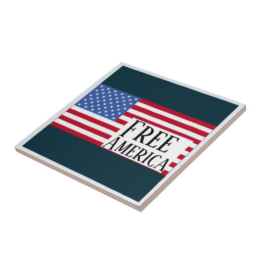 Gratis Amerika Keramische Tegels Tegeltje (Zijkant)