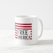 Gratis Amerika koffiemok (Voorkant rechts)