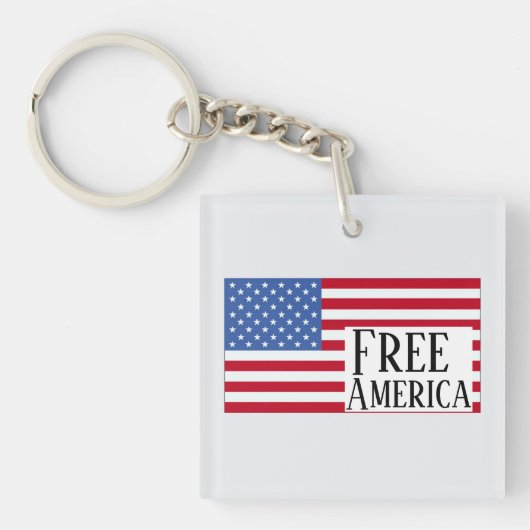 Gratis Amerika-sleutelhanger Sleutelhanger (voorkant)