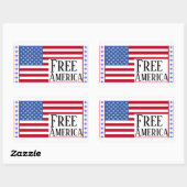 Gratis Amerika Sticker (Vel)