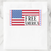 Gratis Amerika Sticker (Tas)