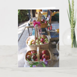 "GRATIS APPELS TE KOOP" Gefeliciteerd Kaart