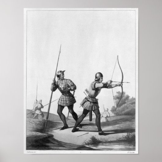 Gratis architecten tijdens het bewind van Louis XI Poster (Voorkant)